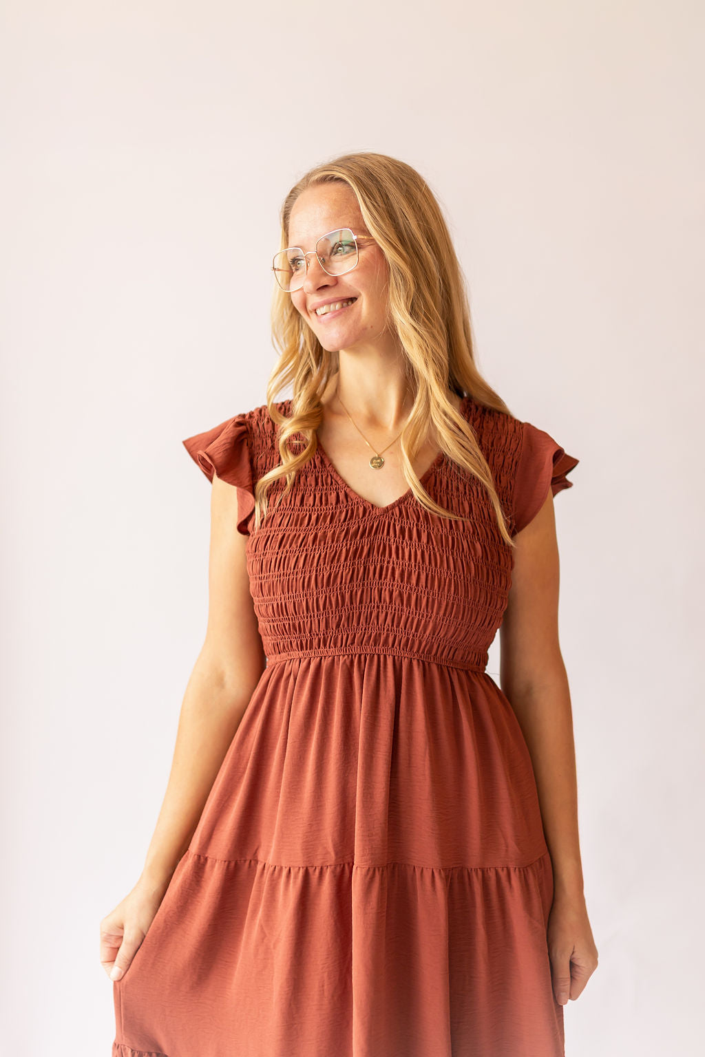 Arenna Tiered Midi Dress