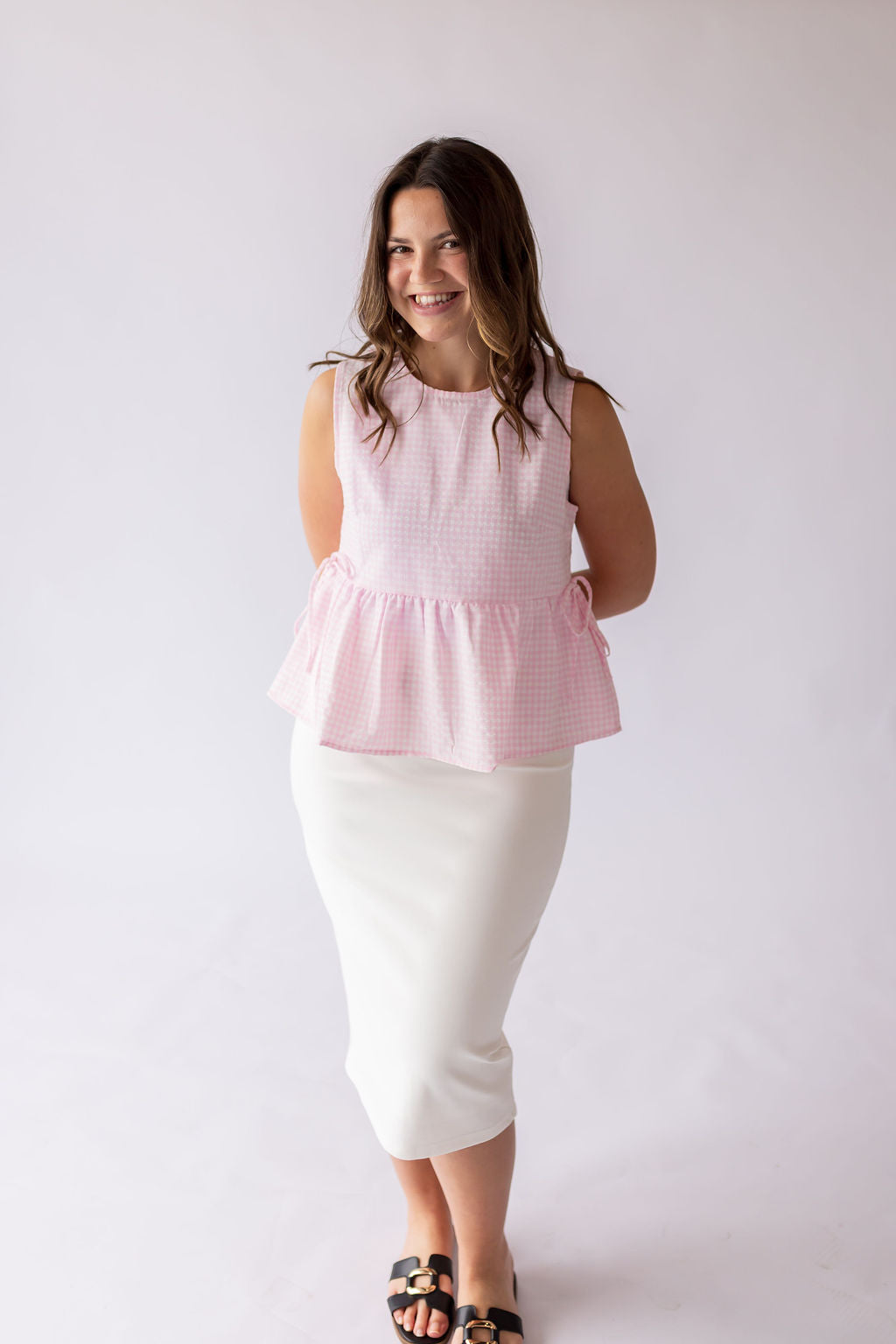 Anna Pencil Skirt -Ivory