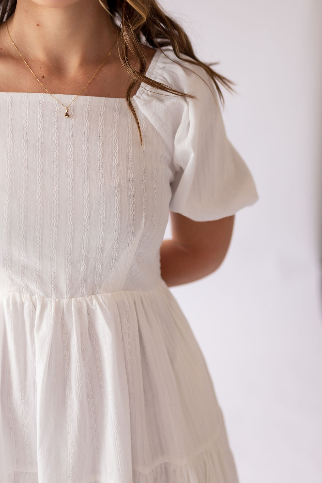 Poppy Dress in White