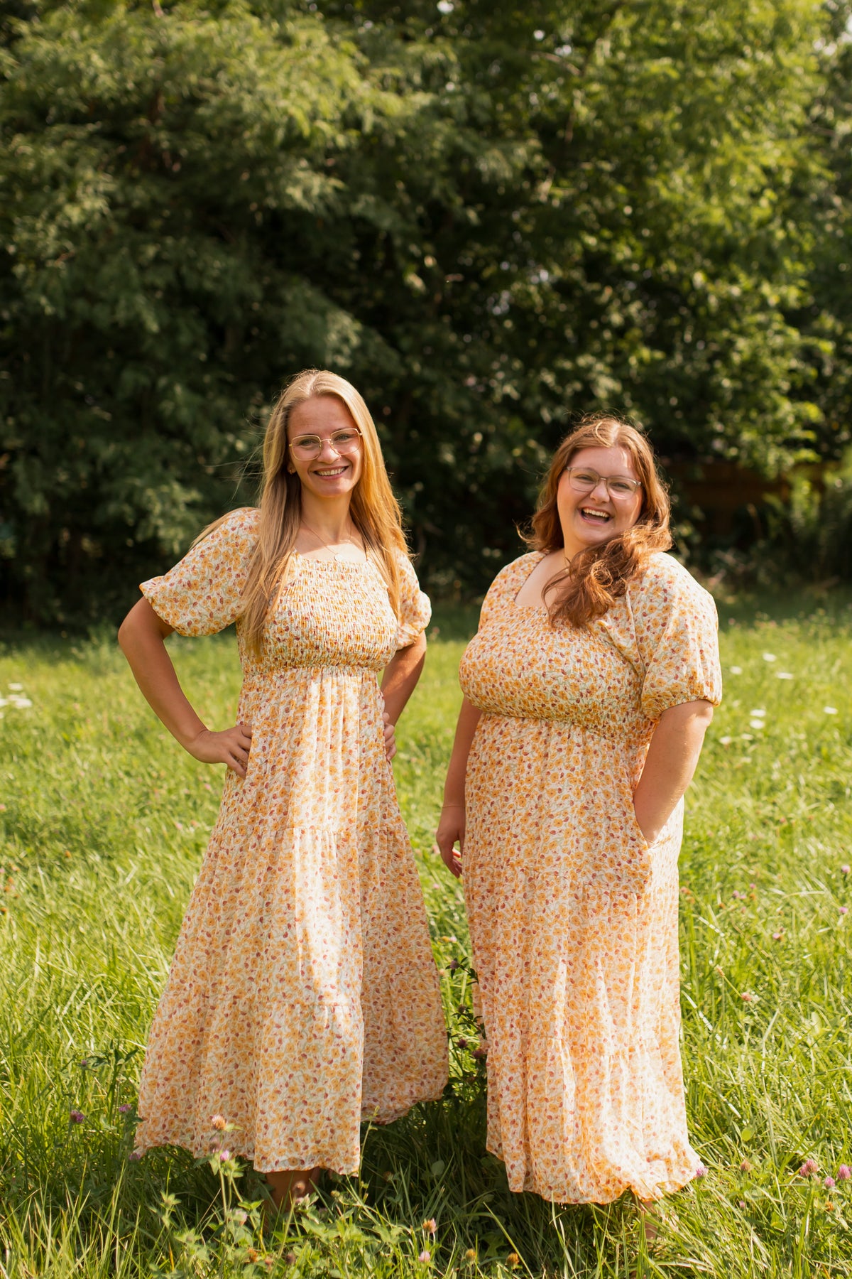 Indy Dress in Maple Bloom -Plus