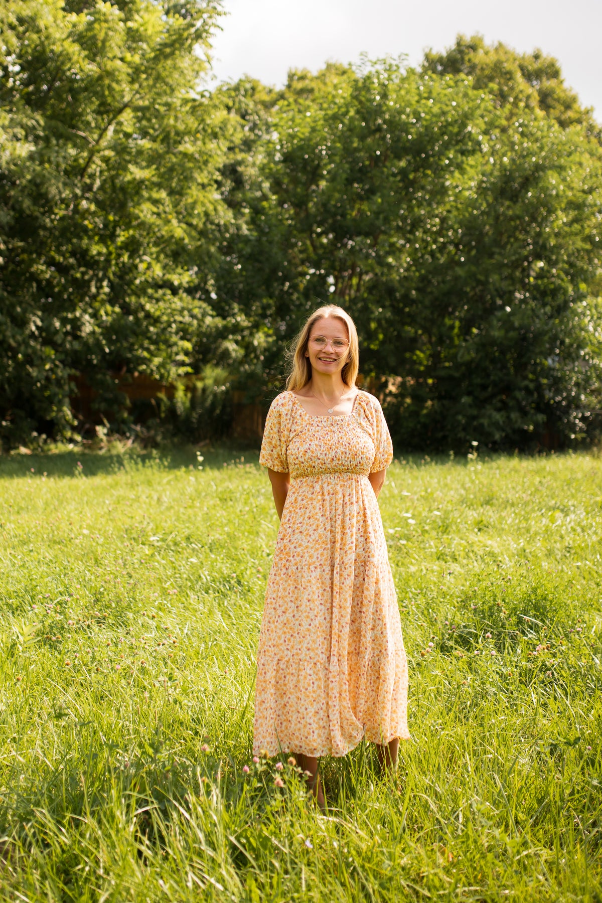 Indy Dress in Maple Bloom