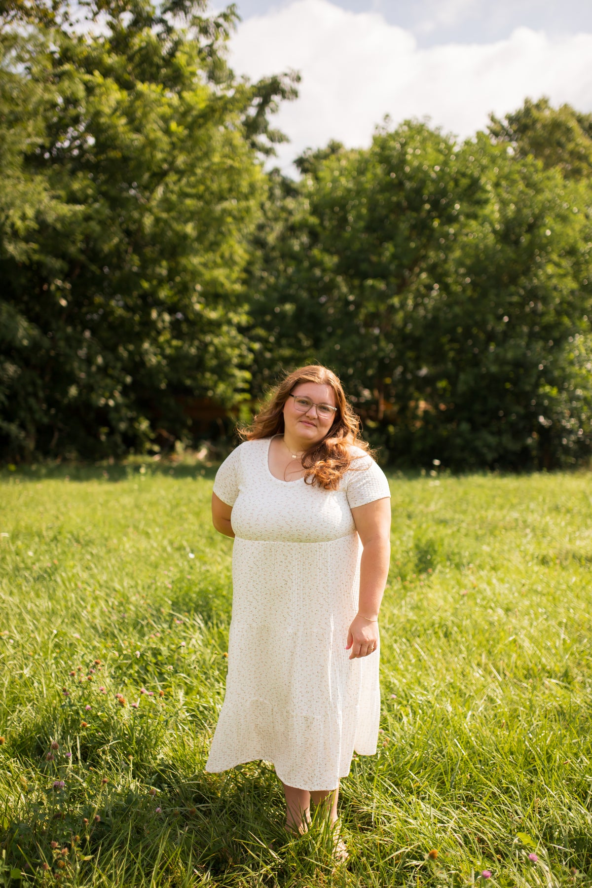 Melanie Tiered Midi Dress -Plus