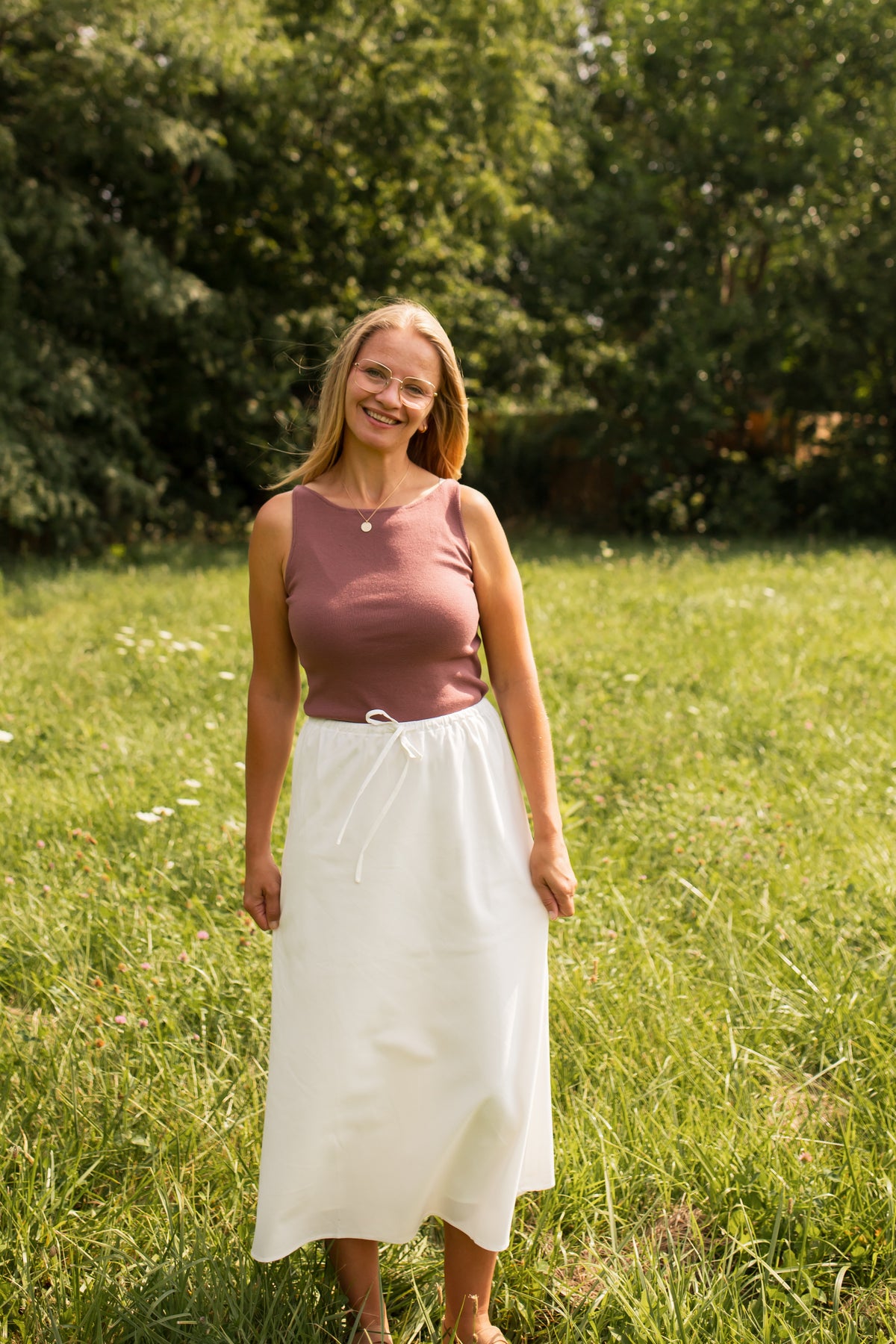 Kanagy Drawstring Midi Skirt