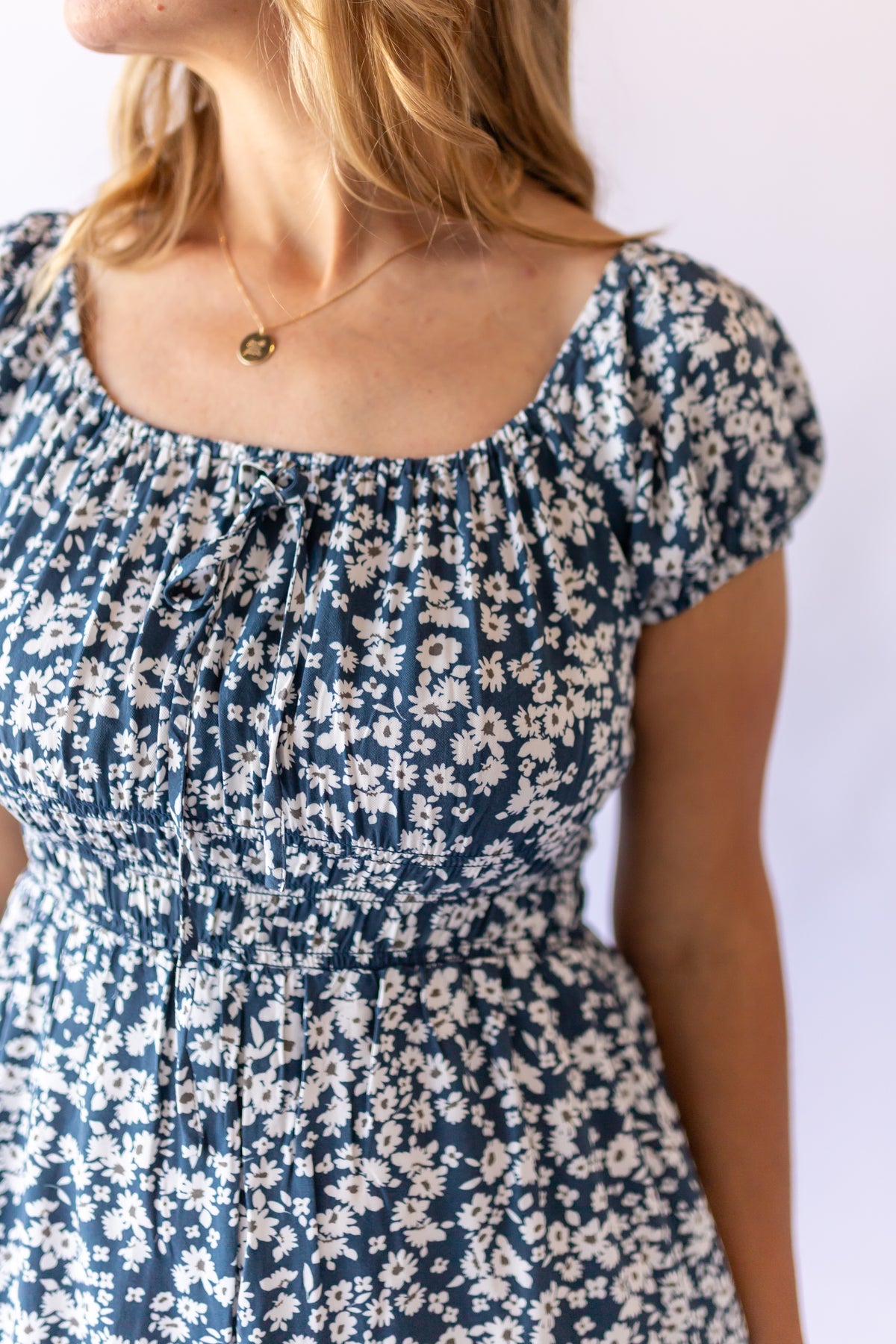 Karina Midi Dress -Blue