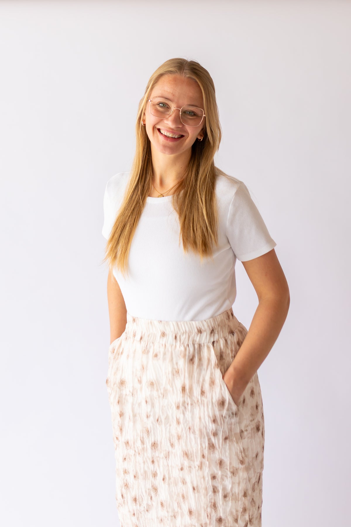 Dahlia Maxi Skirt in Faded Cocoa