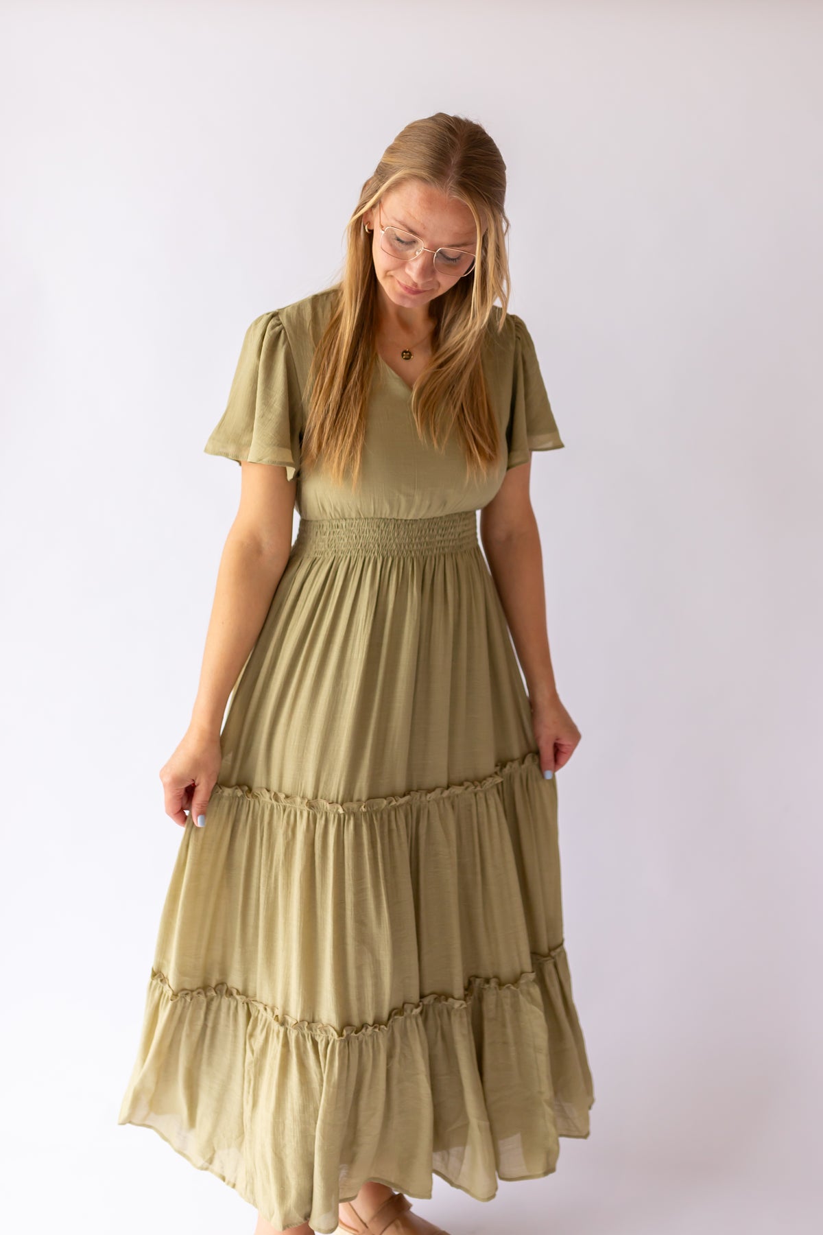 Taylor Dress in Green