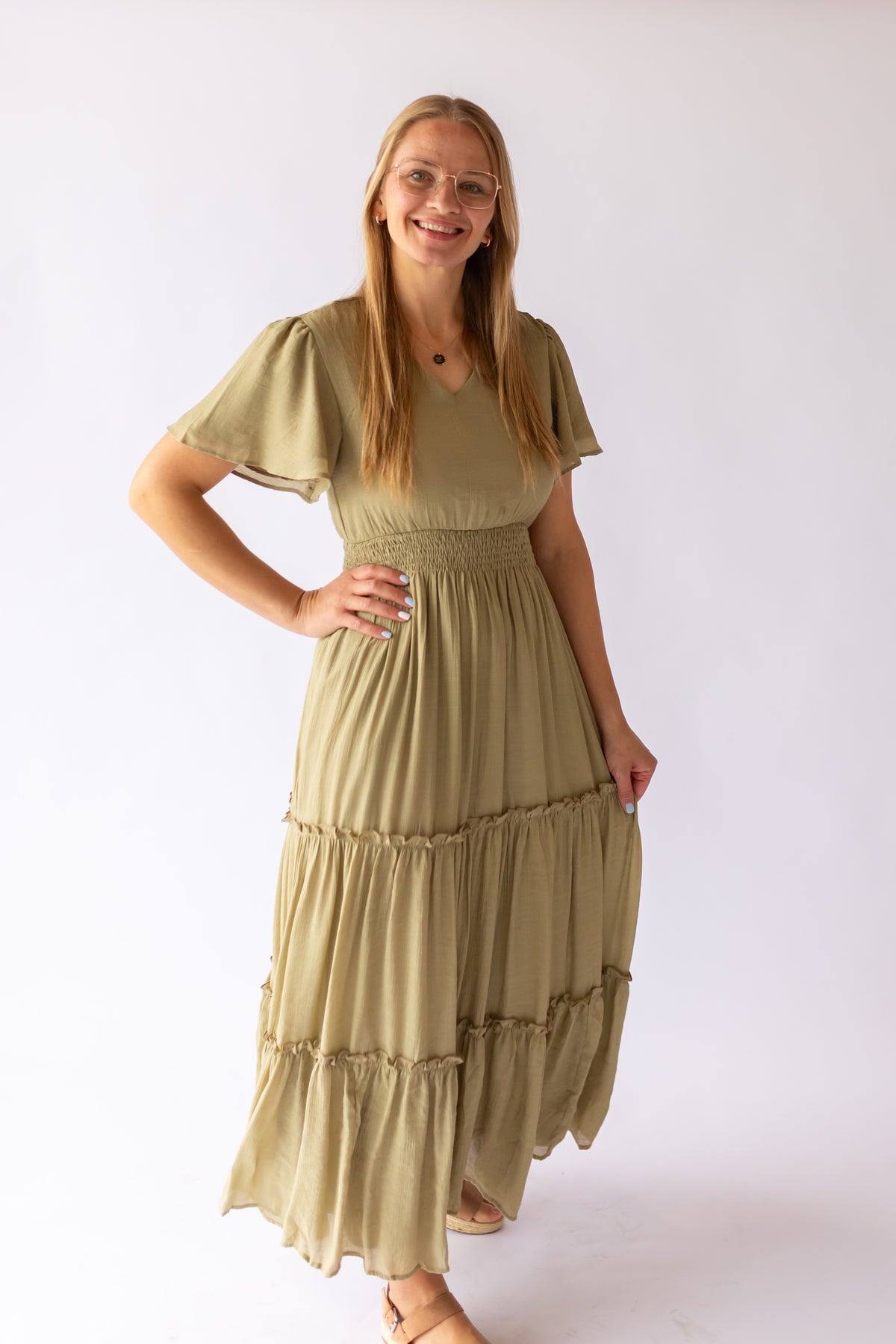 Taylor Dress in Green