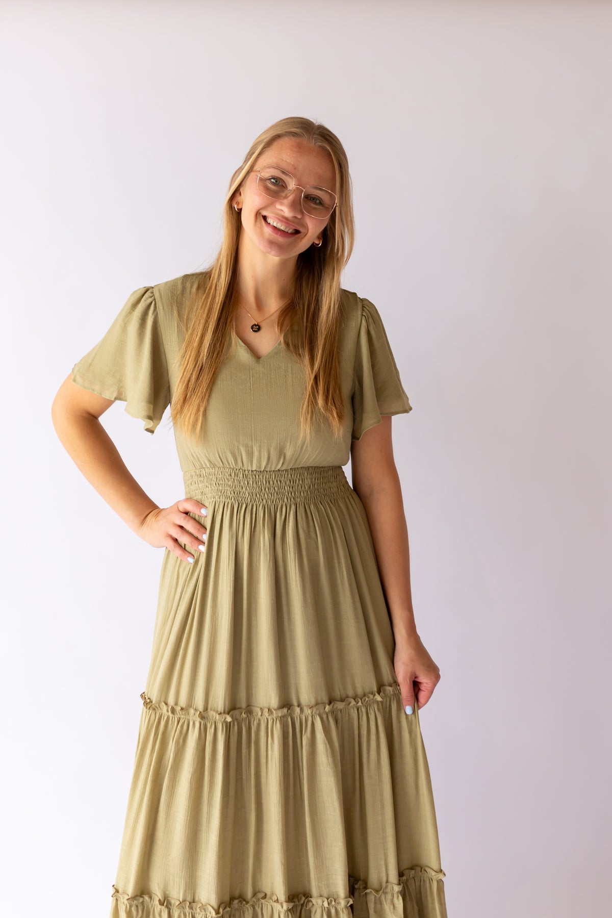 Taylor Dress in Green