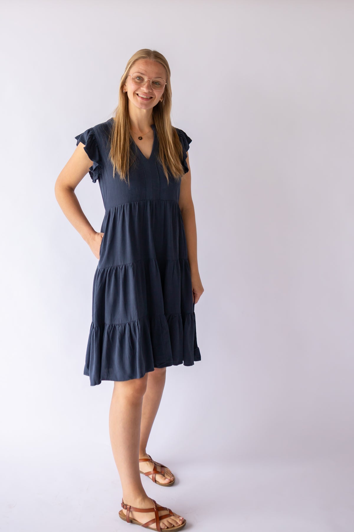 Tara Dress in Blue