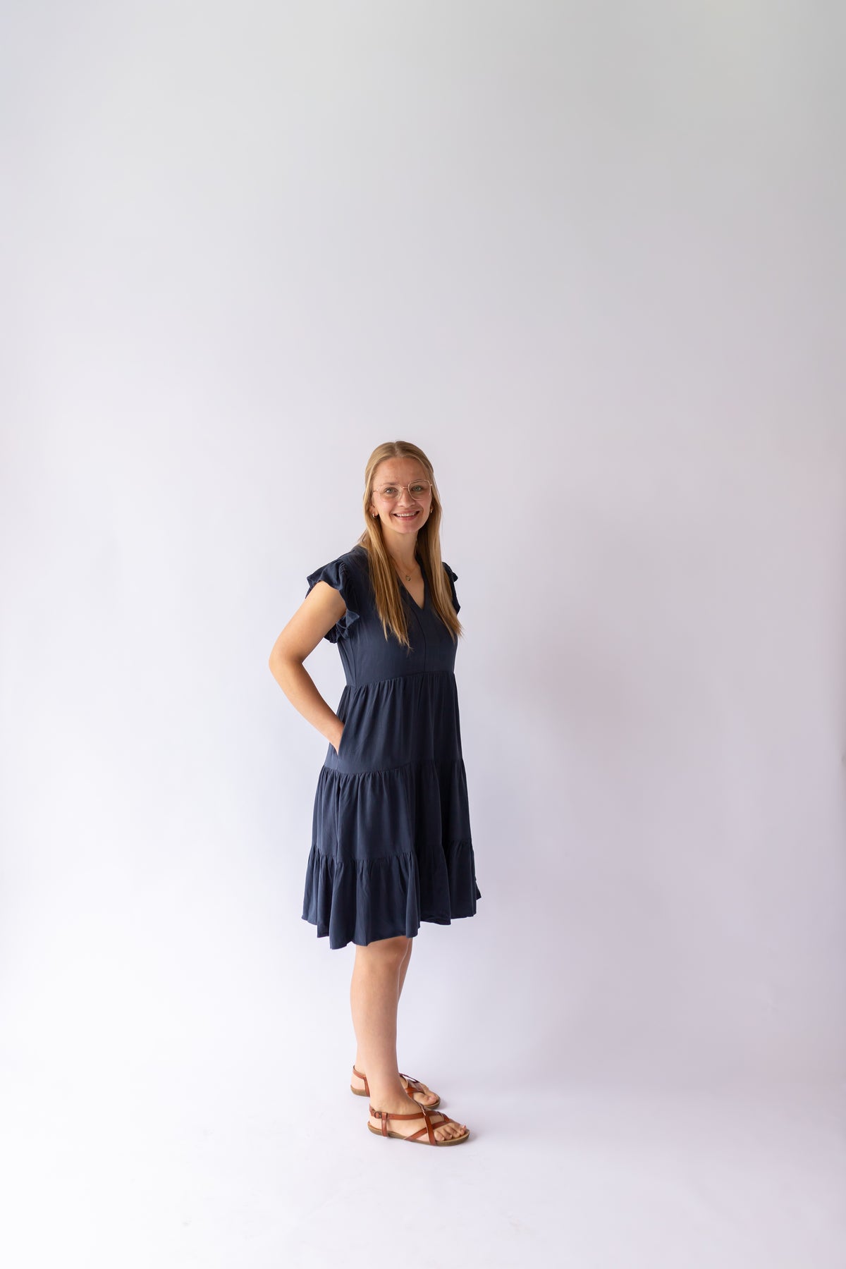 Tara Dress in Blue