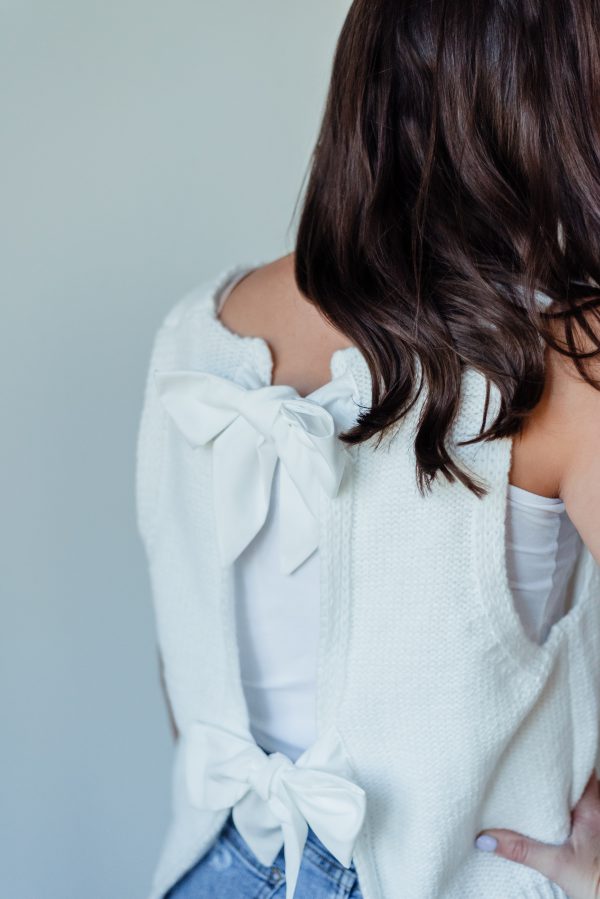 Bow Tie Sweater Vest - Image 2
