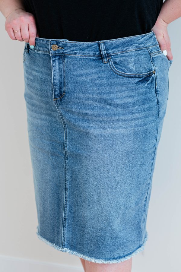 Nala Skirt -Medium Wash - Image 5