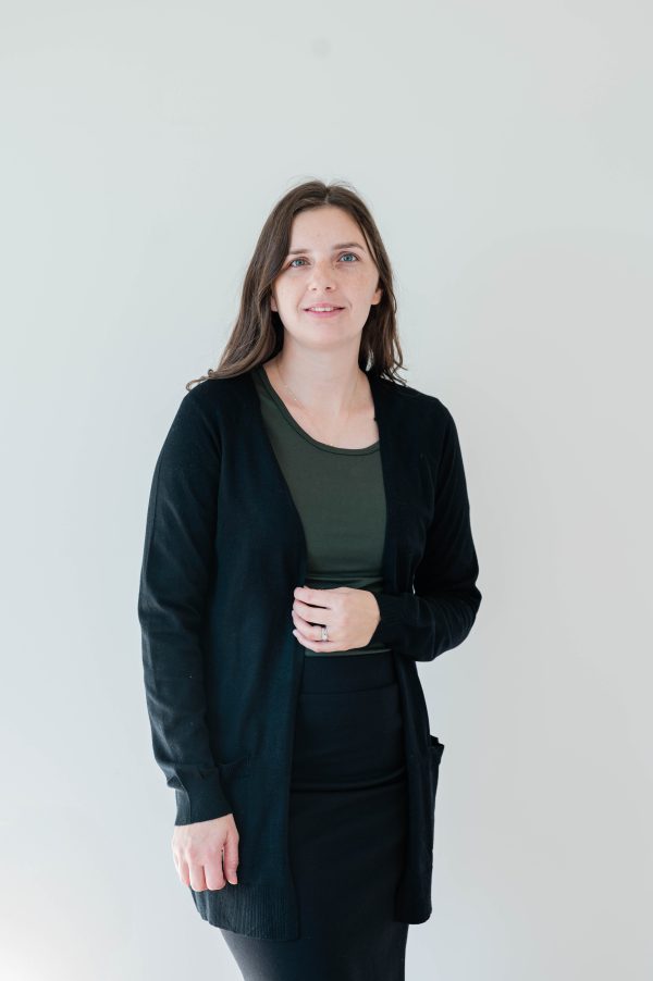Open Sweater Cardigan - Black - Image 3