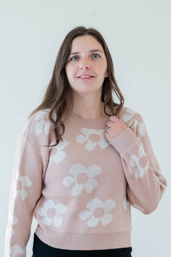 Floral Crewneck Sweater - Image 2