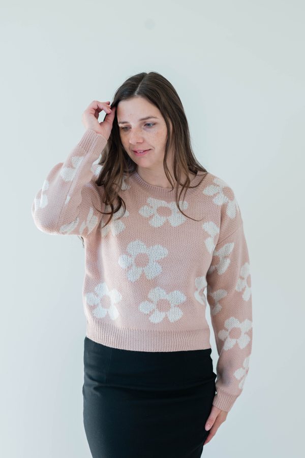 Floral Crewneck Sweater - Image 4