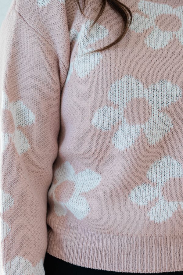 Floral Crewneck Sweater - Image 3