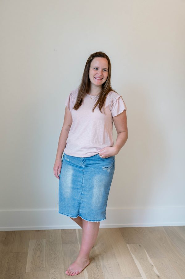 Knit Top -Mauve - Image 2