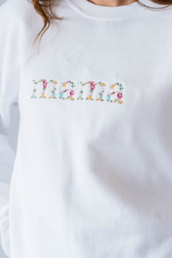 Embroidered Mama Sweatshirt - Image 2