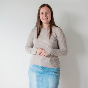 Striped Ribbed Long Sleeve -Taupe