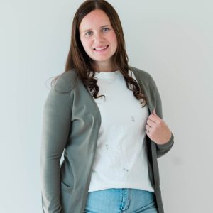 Open Sweater Cardigan -Sage Green