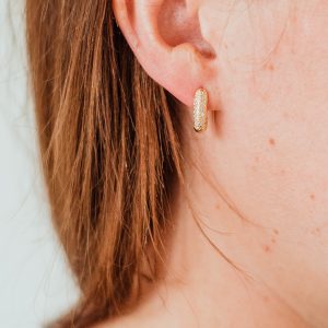 Oval Hoop Earrings