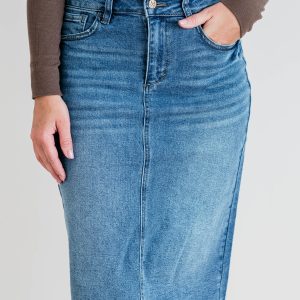 Nala Skirt -Medium Wash
