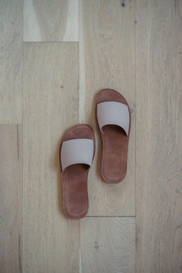 Kenna Basic Slide Sandal -Nude
