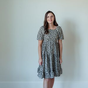 Poppy Dress -Midnight Daisy