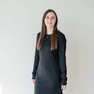 Fitted Knit Dress - Black