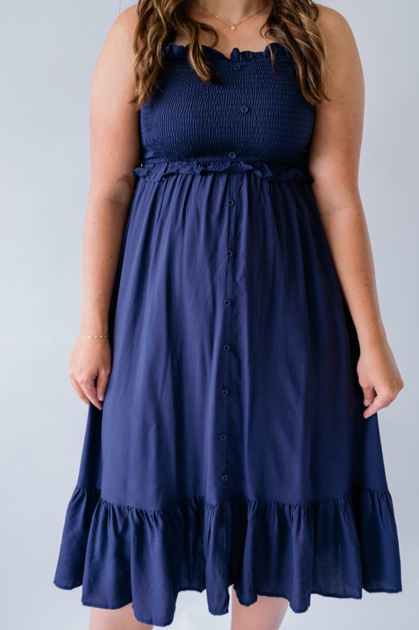 Jones Dress in Passport Blue - Image 5