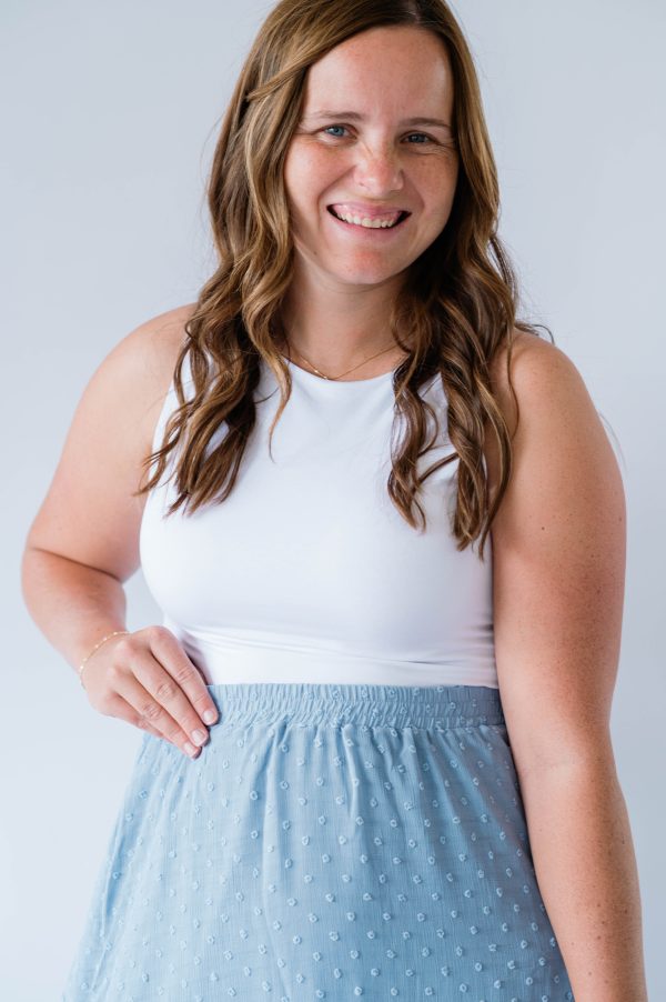 Boat Neck Tank -White - Image 4
