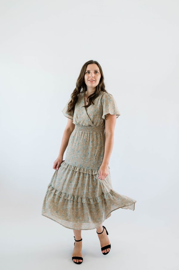 Jessa Dress in Teal Tranquility - Image 4