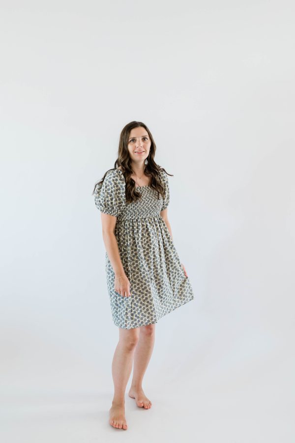 Kimberly Dress in Skylark Bloom - Image 2