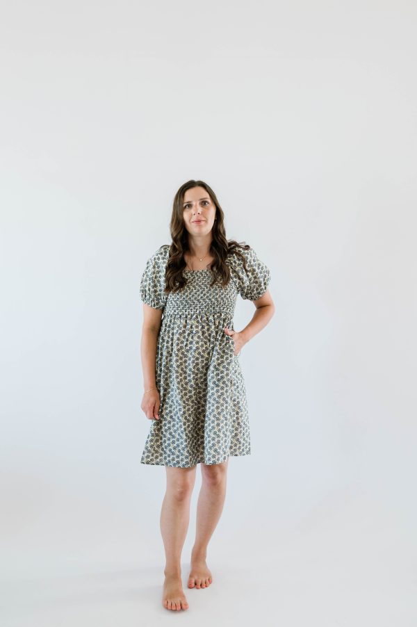 Kimberly Dress in Skylark Bloom - Image 5