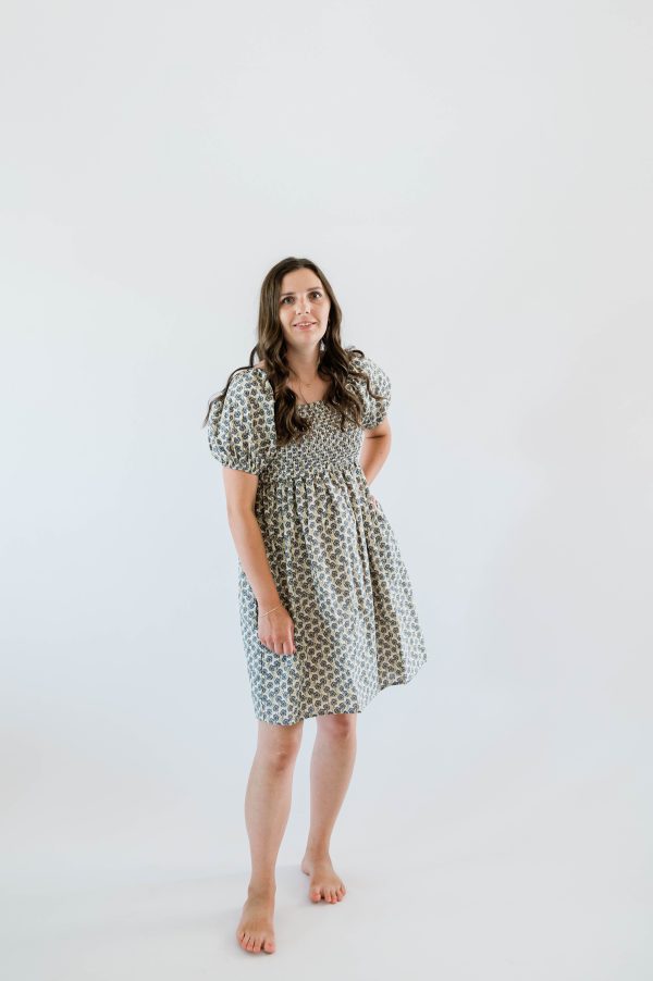 Kimberly Dress in Skylark Bloom - Image 4
