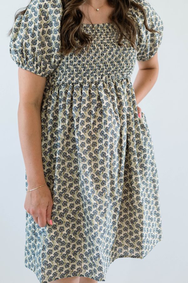 Kimberly Dress in Skylark Bloom - Image 3