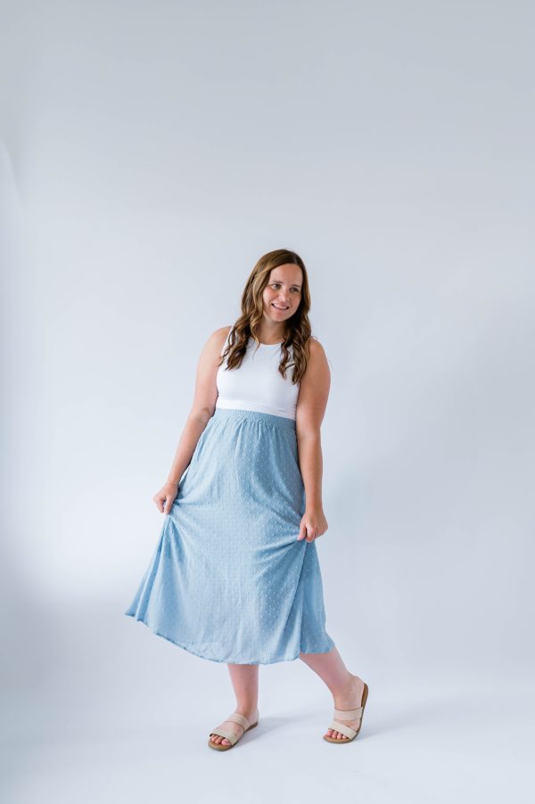Kya Swiss Dot Skirt