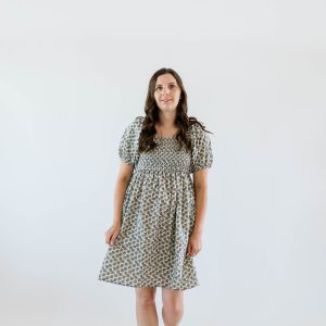 Kimberly Dress in Skylark Bloom