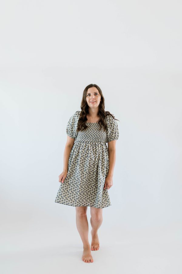 Kimberly Dress in Skylark Bloom