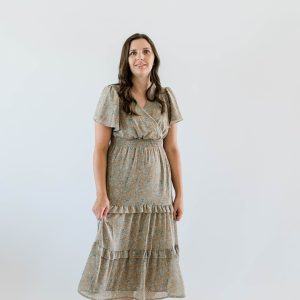 Jessa Dress in Teal Tranquility