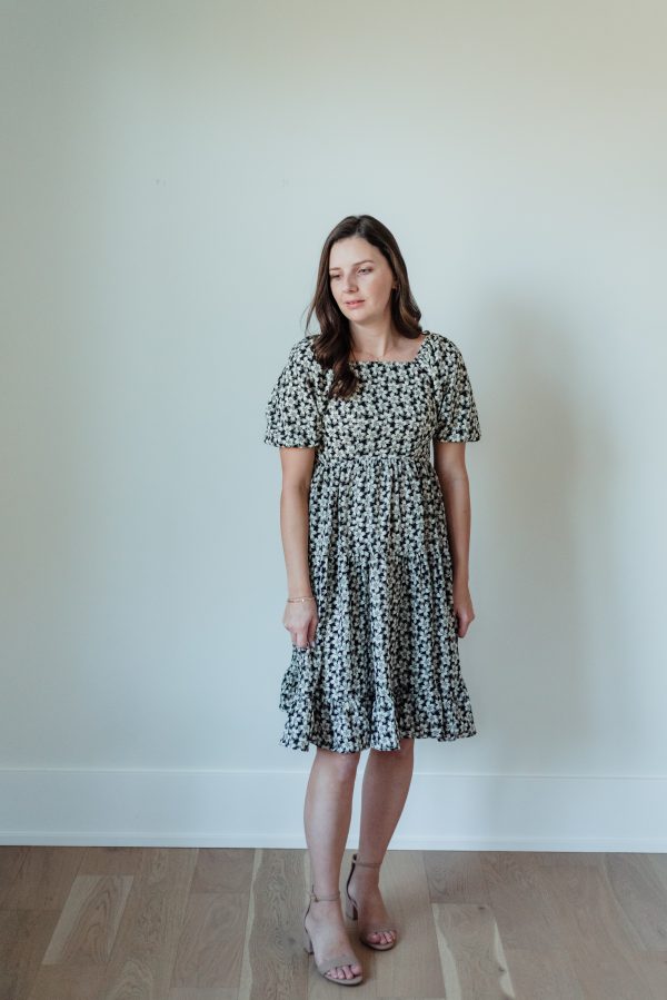 Poppy Dress -Midnight Daisy - Image 3