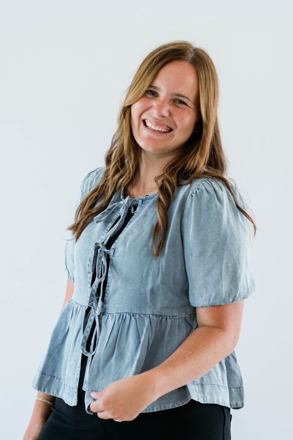 Dottie Bow Peplum Top - Image 2