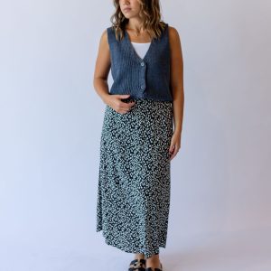 Daphne Leopard Print Skirt