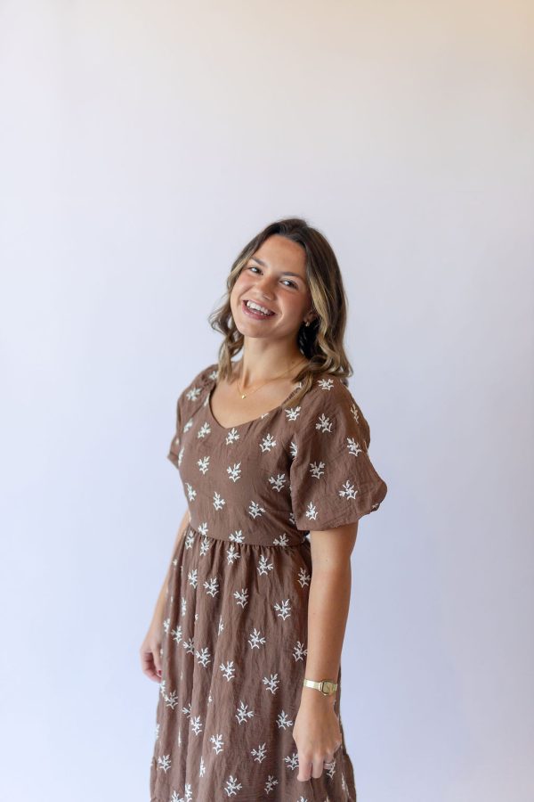 Delilah Sweetheart Neck Midi Dress - Image 3