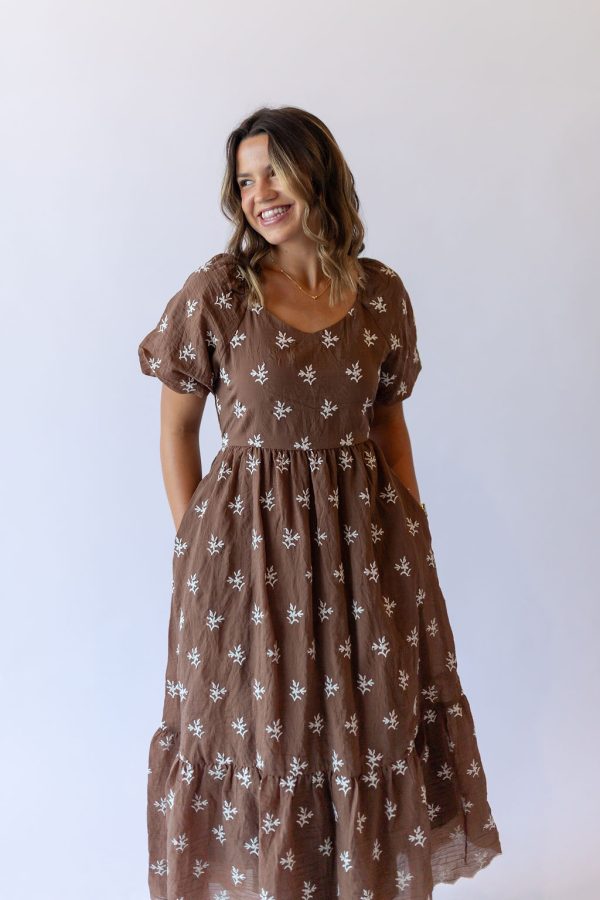 Delilah Sweetheart Neck Midi Dress - Image 4