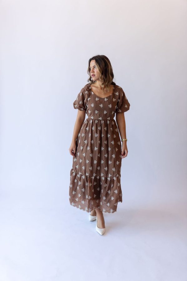 Delilah Sweetheart Neck Midi Dress - Image 5