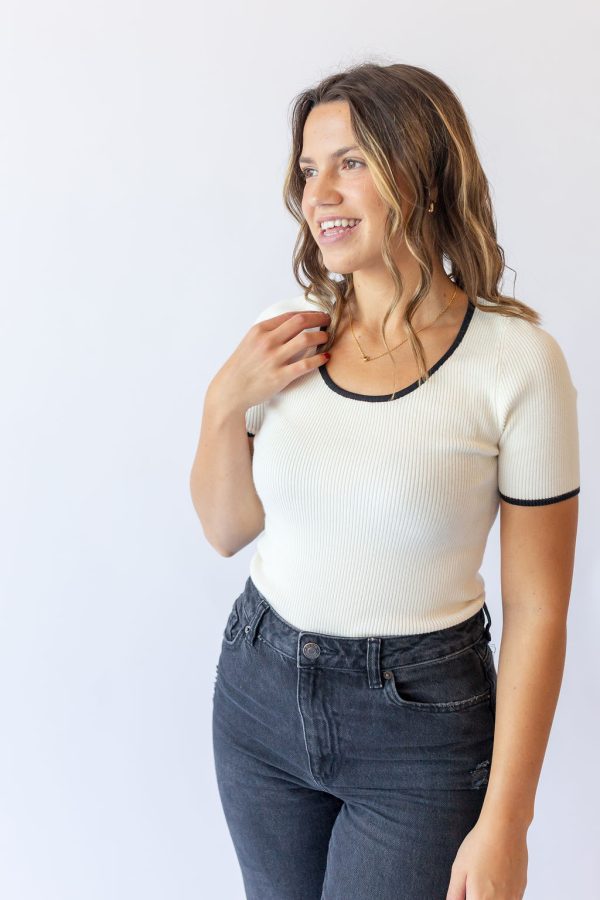 Scoop Neck Sweater Top - Image 4