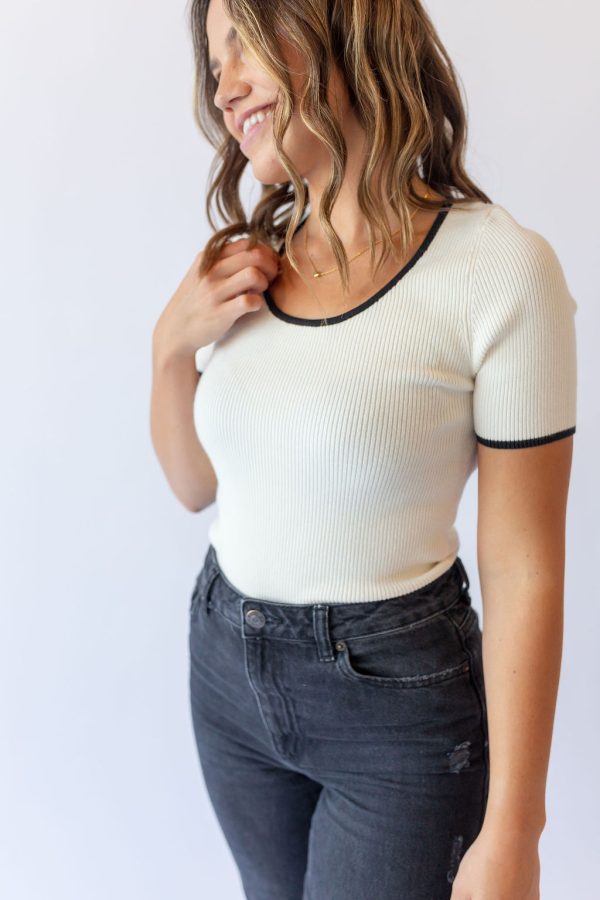 Scoop Neck Sweater Top - Image 2