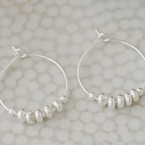Callie Hoops - Silver