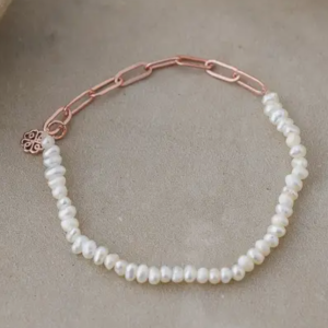 Alyssa Bracelet - White Pearl